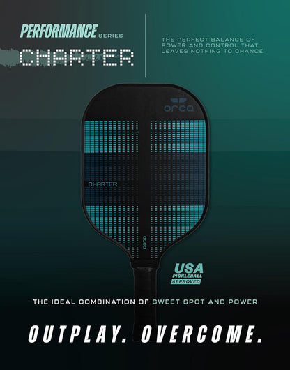 Orca Charter Performance Series Fiberglass Pickleball Paddle - Balanced Edition