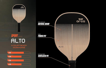 Orca Alto Sports Series Wood Pickleball Paddle - Starter Edition - 2 Pack