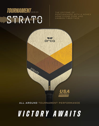 Orca Strato Tournament Series Fiberglass Pickleball Paddle - Power Edition